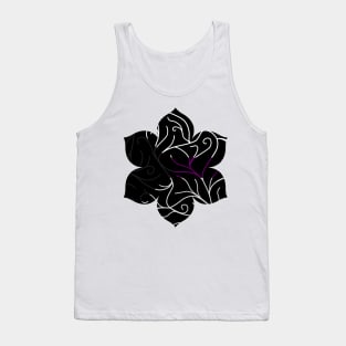 Black Velvet, Demisexual Flag Vines Tank Top